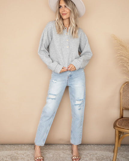 Amber Soft Grey - Trui