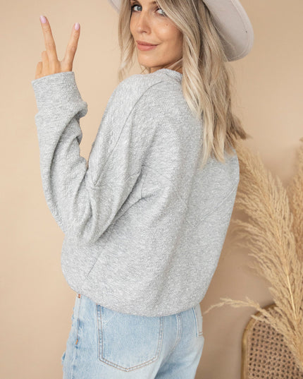 Amber Soft Grey - Trui