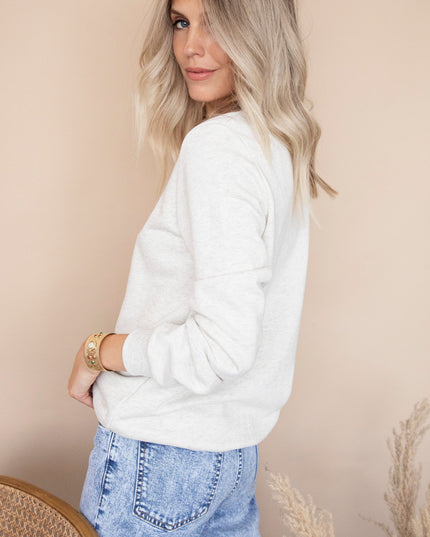 All Eyes On You Beige - Sweater