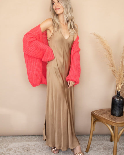 Silky Beauty Gold - Maxi Jurk