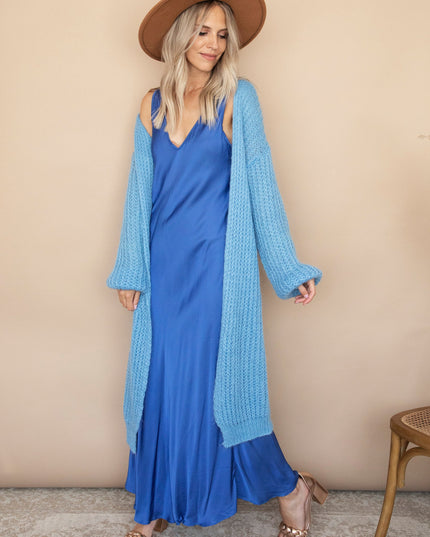 Cozy Elza Long Blue - Vest