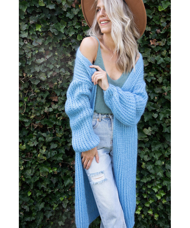 Cozy Elza Long Blue - Vest