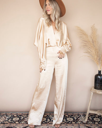 Silky Sue Beige - Jumpsuit