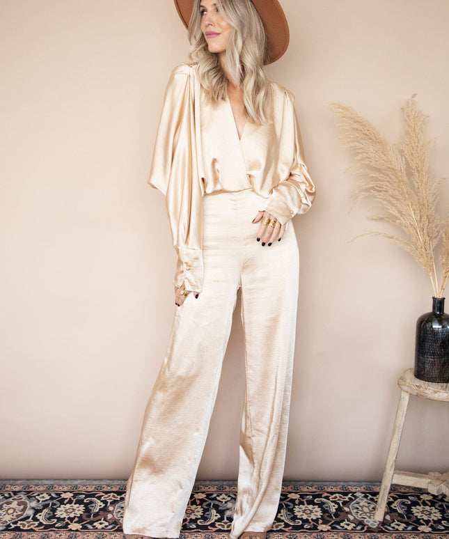 Silky Sue Beige - Jumpsuit