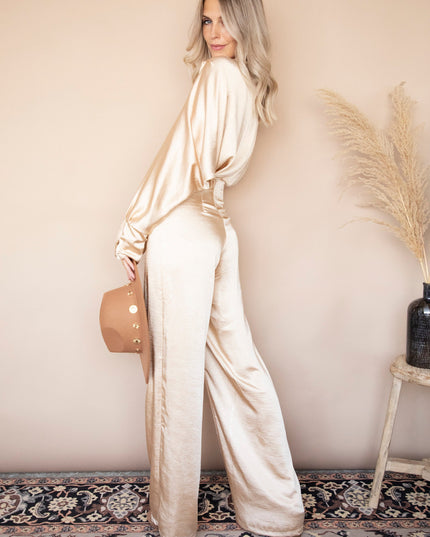 Silky Sue Beige - Jumpsuit