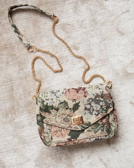 Carry Flowers Soft Pink/Beige - Handtas