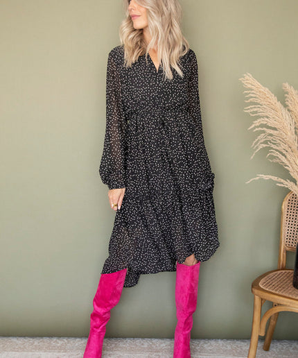 Sprinkled With Love Black - Jurk