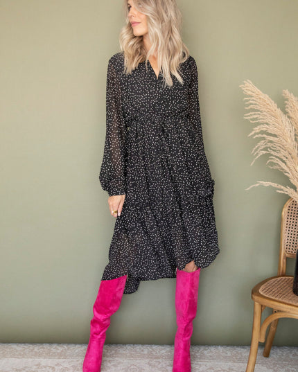 Sprinkled With Love Black - Jurk