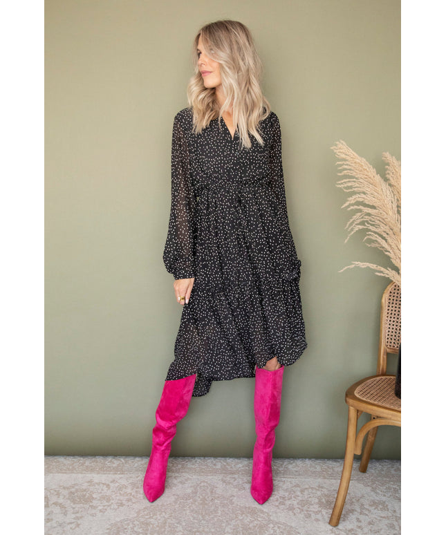 Sprinkled With Love Black - Jurk
