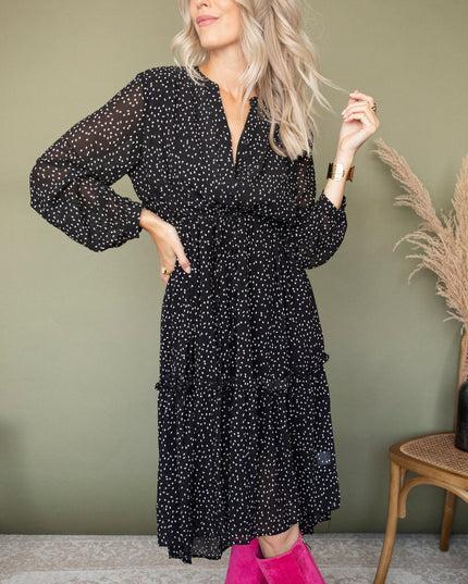 Sprinkled With Love Black - Jurk
