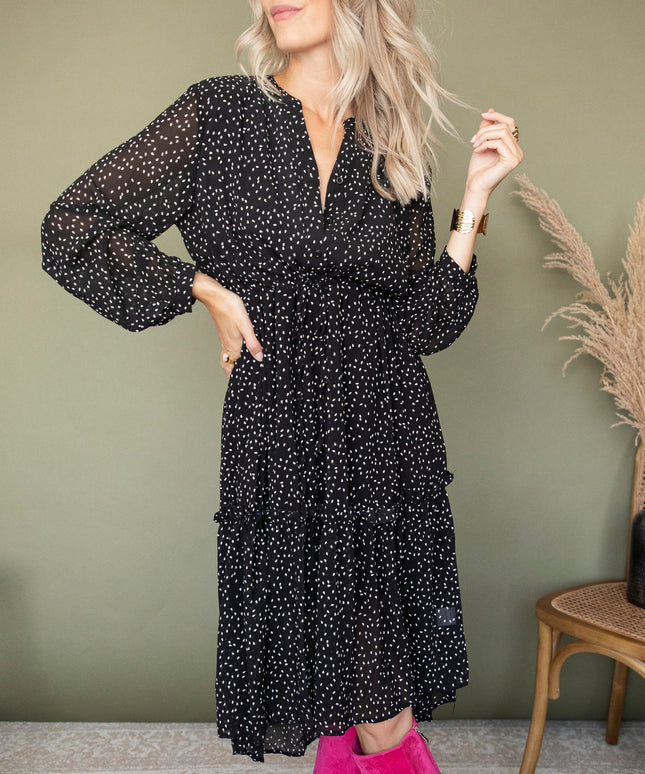 Sprinkled With Love Black - Jurk