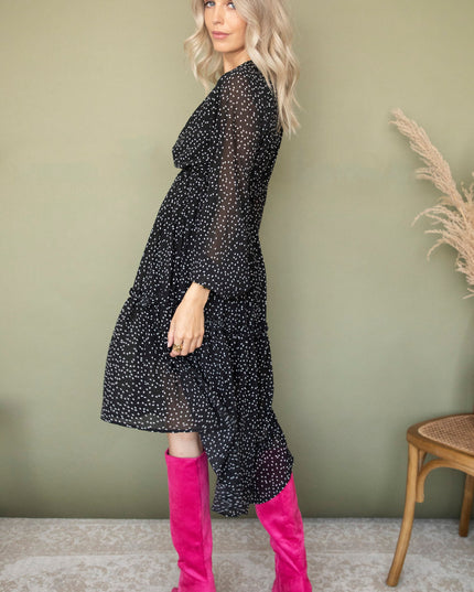Sprinkled With Love Black - Jurk