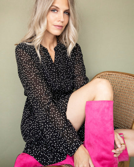 Sprinkled With Love Black - Jurk