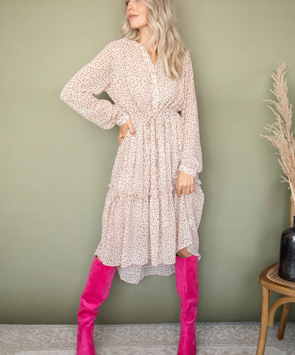 Sprinkled With Love Creamy Pink - Jurk