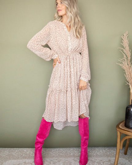 Sprinkled With Love Creamy Pink - Jurk