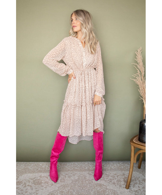 Sprinkled With Love Creamy Pink - Jurk