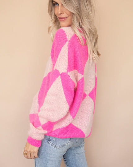All Square Fuchsia - Vest