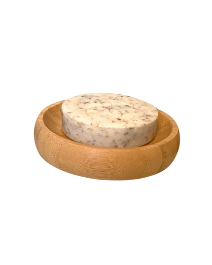 body wash bar met bamboo dish (set)
