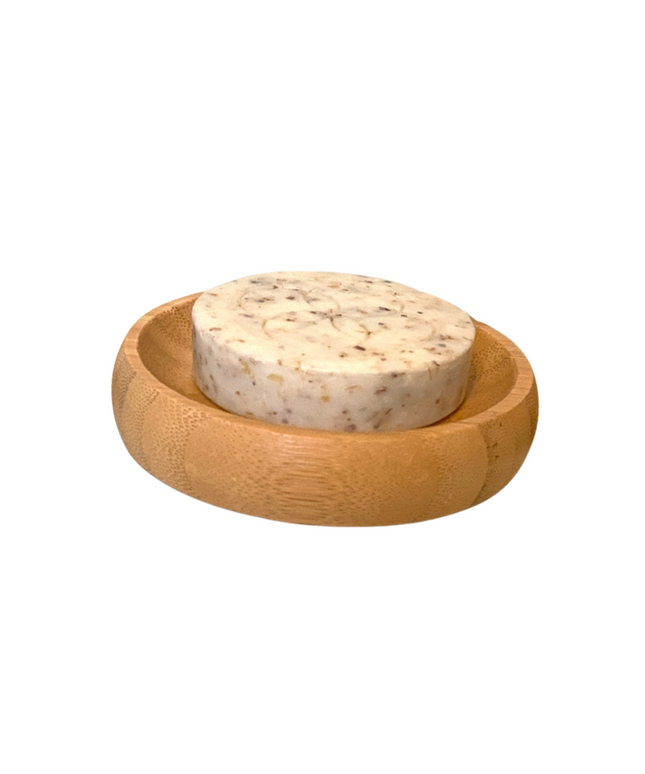 body wash bar met bamboo dish (set)
