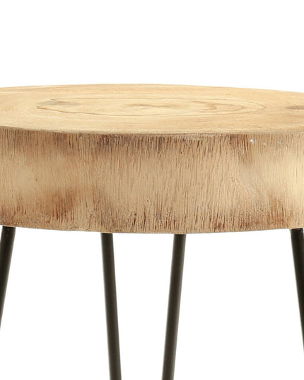 Side table Elle Round wood