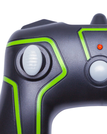 Neon green game controller