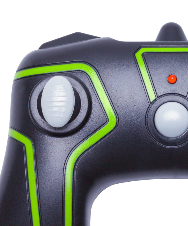 Neon green game controller