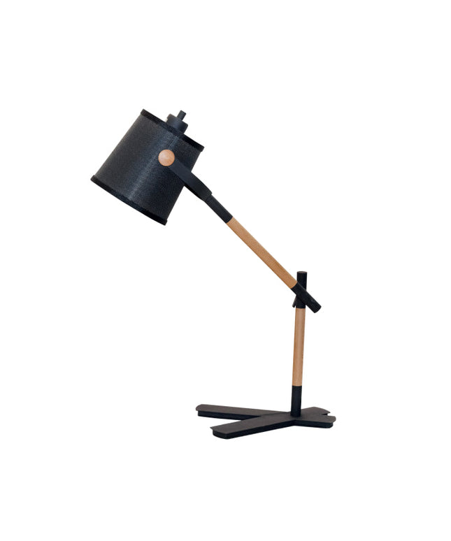 Desk lamp Ben Adjustable 30 cm Steel Black