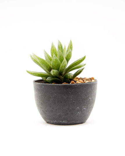 Pot with artificial plant