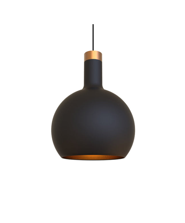 Hanging lamp 18 Cm Steel Black