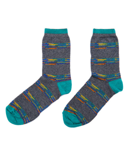 Striped pattern socks