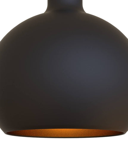 Hanging lamp 18 Cm Steel Black