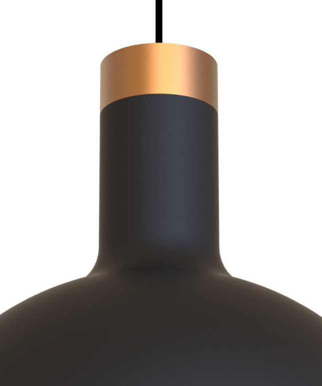 Hanging lamp 18 Cm Steel Black