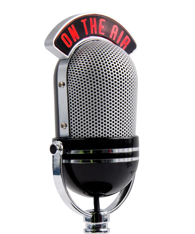Retro studio microphone