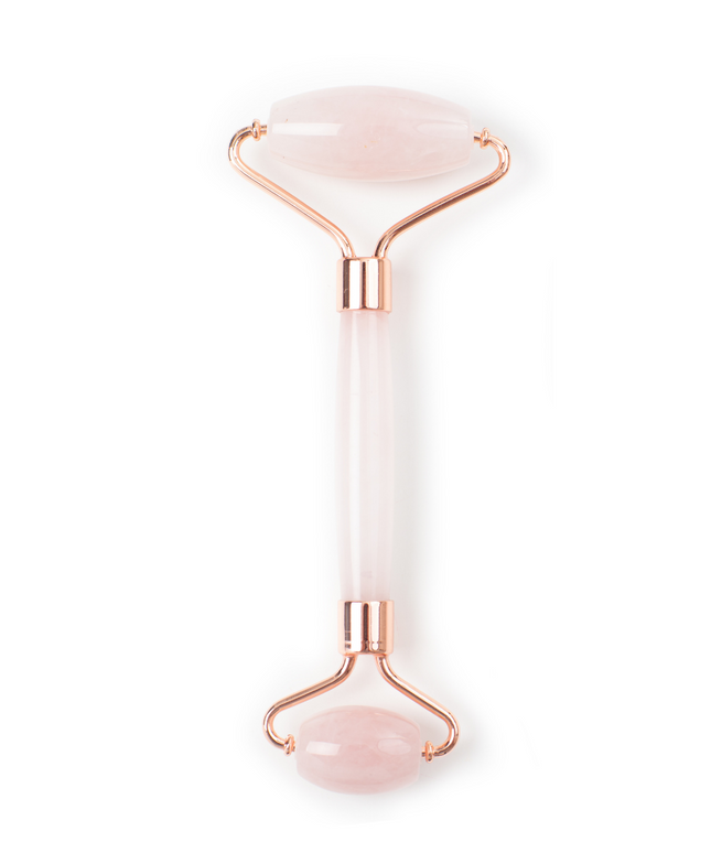 gemstone beauty roller Rose Quartz