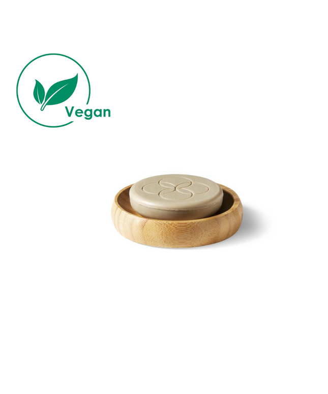 Eco shampoo bar with the bamboo dish (set) 70 gr