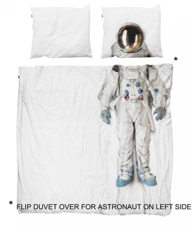 SNURK Astronaut duvet cover White Astro