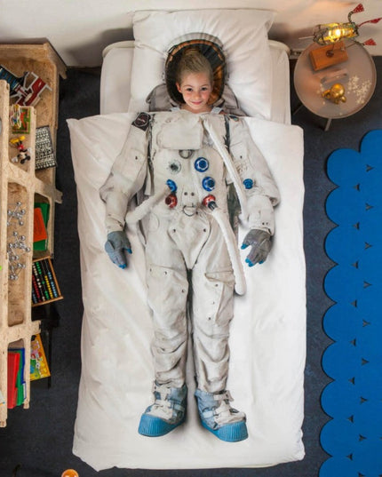 SNURK Astronaut duvet cover White Astro