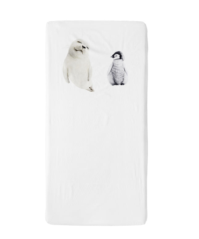 SNURK Baby fitted sheet Arctic Friends