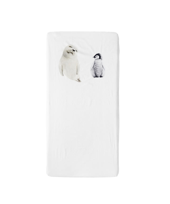 SNURK Baby fitted sheet Arctic Friends