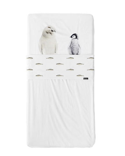 SNURK Baby fitted sheet Arctic Friends