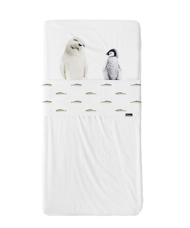 SNURK Baby fitted sheet Arctic Friends