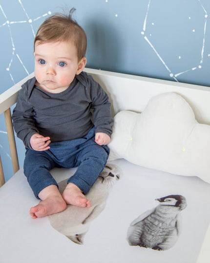 SNURK Baby fitted sheet Arctic Friends