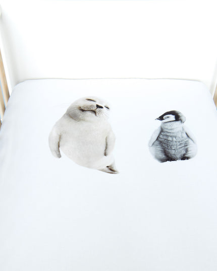 SNURK Baby fitted sheet Arctic Friends