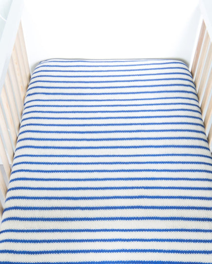 SNURK Baby fitted sheet Breton Blue