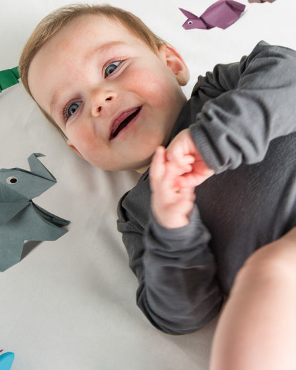 SNURK Baby fitted sheet Paper Zoo