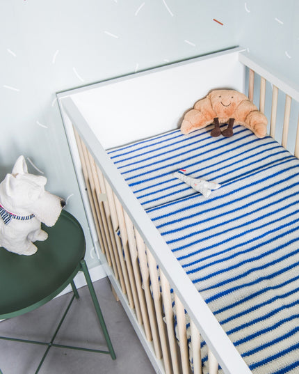 SNURK Baby sheet Breton Blue