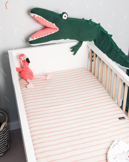 SNURK Baby sheet Breton Pink