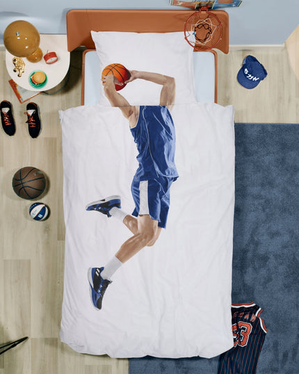 SNURK Basketball Star Blue duvet cover