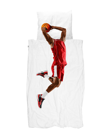 SNURK Basketball Star Red duvet cover
