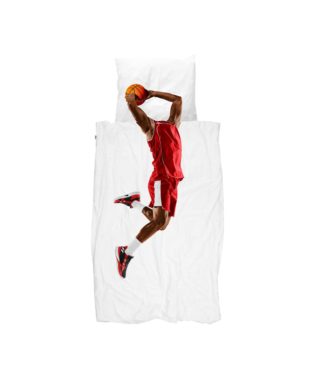 SNURK Basketball Star Red duvet cover
